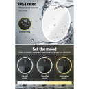 Embellir LED Wall Mirror Bathroom Mirrors With Light 90CM Decor Round Decorative-5