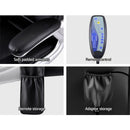 Artiss 8 Point Massage Office Chair PU Leather Black-7