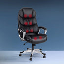 Artiss 8 Point Massage Office Chair Heated Seat PU Black-8
