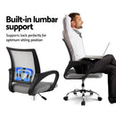 Artiss Mesh Office Chair Mid Back Grey-3