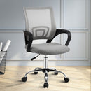 Artiss Mesh Office Chair Mid Back Grey-8