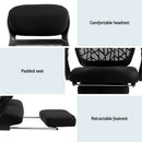 Artiss Mesh Office Chair Recliner Black-6