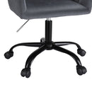 Artiss Office Chair Velvet Seat Dark Grey-4