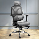 Artiss Ergonomic Office Chair Footrest Grey-8