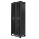 Gardeon Outdoor Storage Cabinet Box 173cm Lockable Cupboard Sheds Garage Adjustable Black-5