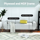 Artiss Storage Ottoman Blanket Box Armrest 140cm Grey-4