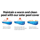 Aquabuddy Pool Cover 500 Micron 6.5x3m Swimming Pool Solar Blanket Blue Silver-3