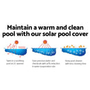 Aquabuddy Pool Cover 500 Micron 8.5x4.2m Swimming Pool Solar Blanket Blue Silver-3