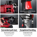 Giantz Petrol Post Driver 38CC 4-Stroke Rammer Pile Star Picket Fence Hole Drive Red-5