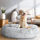 i.Pet Pet Bed Dog Cat 110cm Calming Extra Large Soft Plush Light Charcoal-7