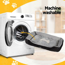 i.Pet Pet Bed Dog Cat Calming Soft Sleeping Comfy Plush Mat Cave Washable Black-6