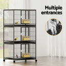 i.Pet Bird Cage Large Bird Cages Aviary Budgie Perch Cage Parrot Pet Stand Wheels-4
