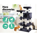 i.Pet Cat Tree 145cm Tower Scratching Post Scratcher Wood Condo House Large Bed-3