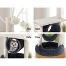 i.Pet Cat Tree 76cm Scratching Post Tower Scratcher Condo House Hanging toys-7
