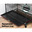i.Pet Rabbit Cage 142cm Hutch 4 Level Bird Guinea Pig Ferret-1