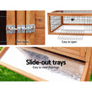 i.Pet Chicken Coop Rabbit Hutch 155cm x 49cm x 90cm Large Chicken Coop Wooden Run Cage House Outdoor-7