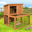 i.Pet Chicken Coop Rabbit Hutch 96cm x 96cm x 100cm Large Chicken Coop Run Wooden Cage Outdoor House-8