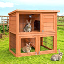 i.Pet Chicken Coop Rabbit Hutch 88cm x 40cm x 76cm Large Chicken Coop House Run Wooden Cage Outdoor-8