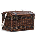 Alfresco 4 Person Picnic Basket Set Insulated Storage Blanket-3