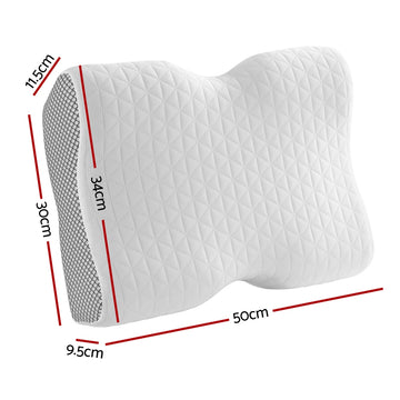 Giselle Memory Foam Pillow Contour Neck - 0