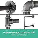 Artiss Floating DIY Pipe Shelf Metal Brackets Set of 2-7