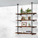 Artiss Floating DIY Pipe Shelf Metal Brackets Set of 2-8