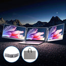 Devanti 14 Inch Portable Monitor Laptop Screen Extender Triple Display-10