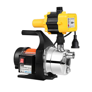 Giantz Garden Water Jet Pump High Pressure 800W Max. Tank Rain Farm Irrigation Yellow - 0