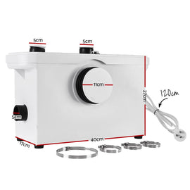 Macerator Sewerage Pump Waste Water Marine Toilet Disposal Unit Laundry Basement - 0