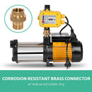 Giantz 2000W Max 4-Stage Garden Water Pump High Pressure Irrigation Booster Pump, Automatic Multi-Stage External Sprinkler Pump for Rainwater Tank Transfer, Home Farm Lawn, Yellow-5