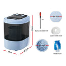 Devanti Portable Washing Machine 3KG Black-3