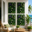 Gardeon 4PCS Artificial Plant Wall Panels 40X60CM Boxwood Panel Hedge Grass Backdrop Backyard Green Decor-1
