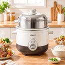 Devanti 3L Rice Cooker Small 6 Cup Multi Cooker with Steamer-1