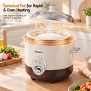 Devanti 3L Rice Cooker Small 6 Cup Multi Cooker with Steamer-6
