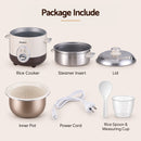 Devanti 3L Rice Cooker Small 6 Cup Multi Cooker with Steamer-11