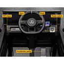 Kids Electric Ride On Car Mercedes-Benz Licensed AMG G63 Toy Cars Remote Black-6