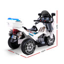 Rigo Kids Ride On Motorbike Motorcycle Car White-2