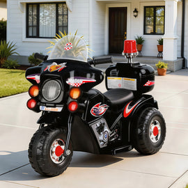 Rigo Kids Ride On Motorbike Motorcycle Car Black