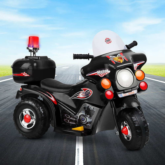 Rigo Kids Ride On Motorbike Motorcycle Car Black