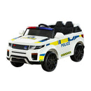 Rigo Kids Electric Ride On Patrol Police Car Horn Music Remote White-7