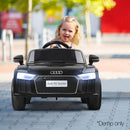 Kids Ride On Car Audi R8 Licensed Sports Electric Toy Cars Black-12