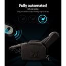 Artiss Recliner Chair Lift Assist Heated Massage Chair Velvet Rukwa-4