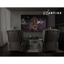 Artiss Recliner Chair Lift Assist Heated Massage Chair Velvet Rukwa-7