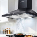 Devanti 600mm Range Hood 60cm Rangehood Black-1
