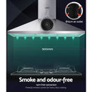 Devanti 900mm Range Hood 90cm Rangehood Stainless Steel-3