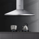 Devanti 900mm Range Hood 90cm Rangehood Stainless Steel-7