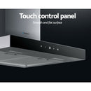 Devanti 600mm Range Hood 60cm Rangehood Glass Stainless Steel-3