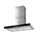 Devanti 900mm Range Hood 90cm Rangehood Glass Stainless Steel-8