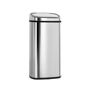 Devanti 68L Motion Sensor Bin Rubbish Automatic Silver-1