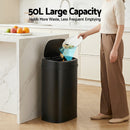 Devanti 50L Sensor Bin Motion Rubbish Automatic Black-4